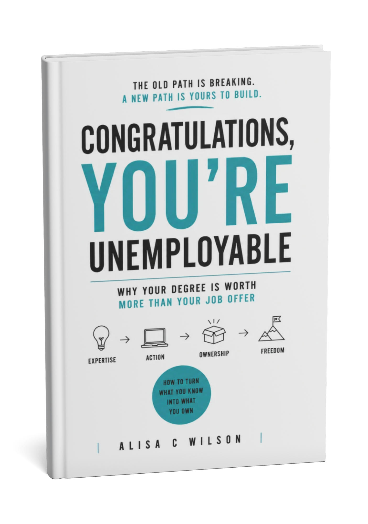 Congratulations, You're Unemployable by Alisa C Wilson — book cover